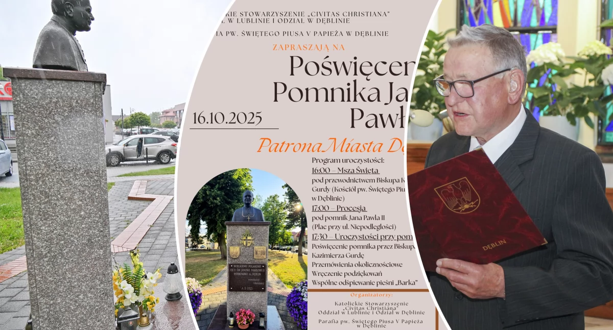 Pomnik Jana Pawła II zostanie poświęcony - Program uroczystości