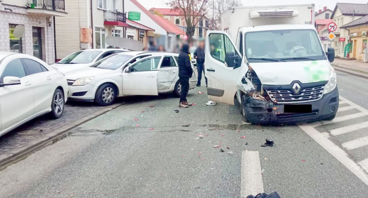 Zderzenie pięciu aut w Dęblinie!