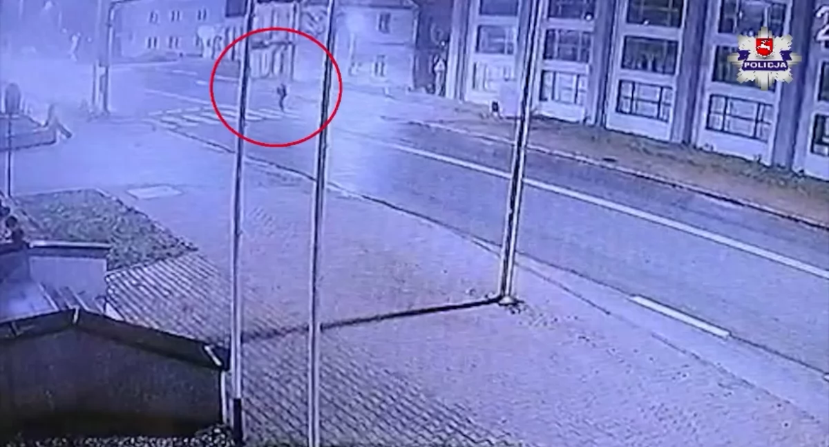 Potrącenie na pasach w Rykach. Publikujemy nagranie ku przestrodze [WIDEO]
