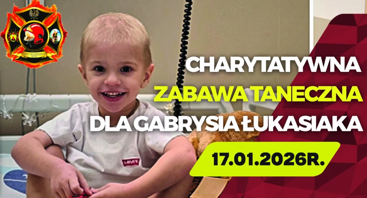 Zabawa charytatywna w Kłoczewie – pomóżmy Gabrysiowi w walce z chorobą