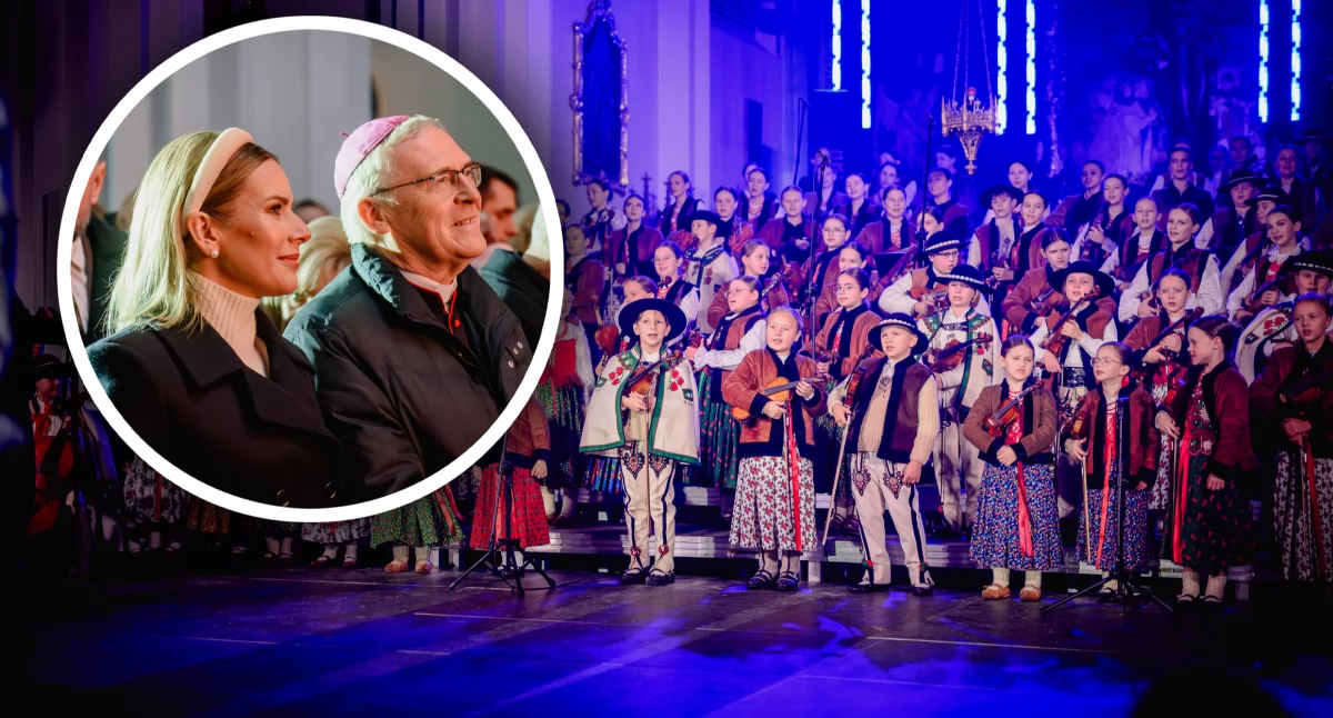 Góralskie kolędy w Rykach. Wyjątkowy koncert z udziałem Pierwszej Damy i biskupa siedleckiego [ZDJĘCIA]