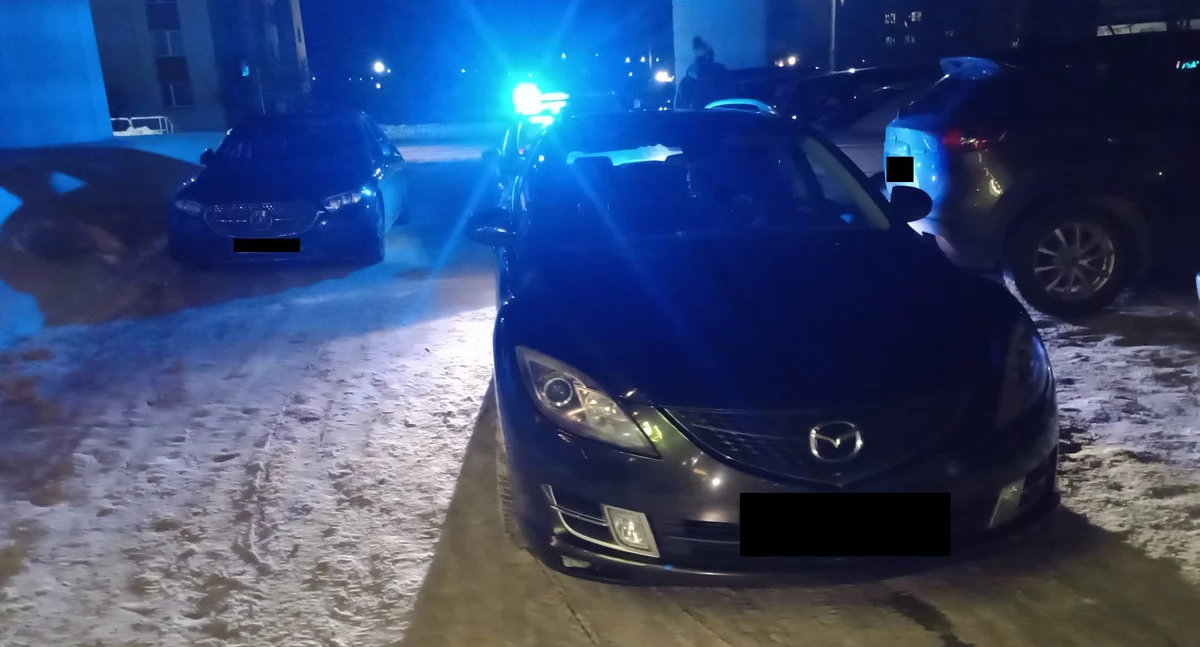 Pijana kierująca w Rykach uszkodziła dwa samochody na parkingu