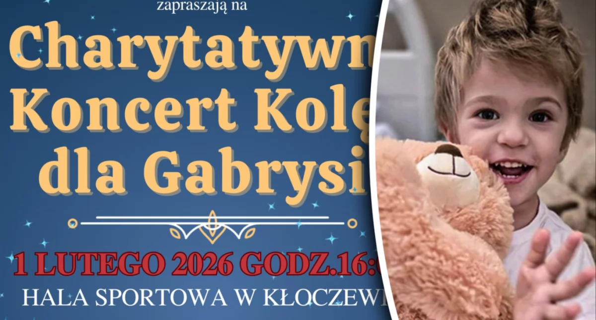 Pomóż Gabrysiowi w walce z chorobą podczas Kolędowego Koncertu w Kłoczewie