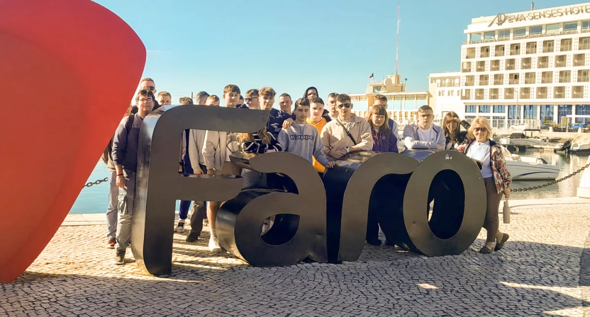 Uczniowie na praktykach w Portugalii
