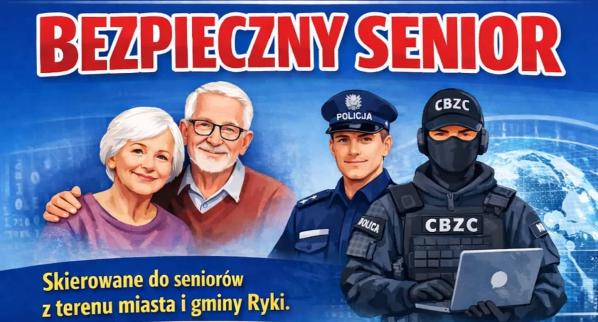 Jak uchronić seniorów przed oszustami? Spotkanie w Rykach z ekspertami