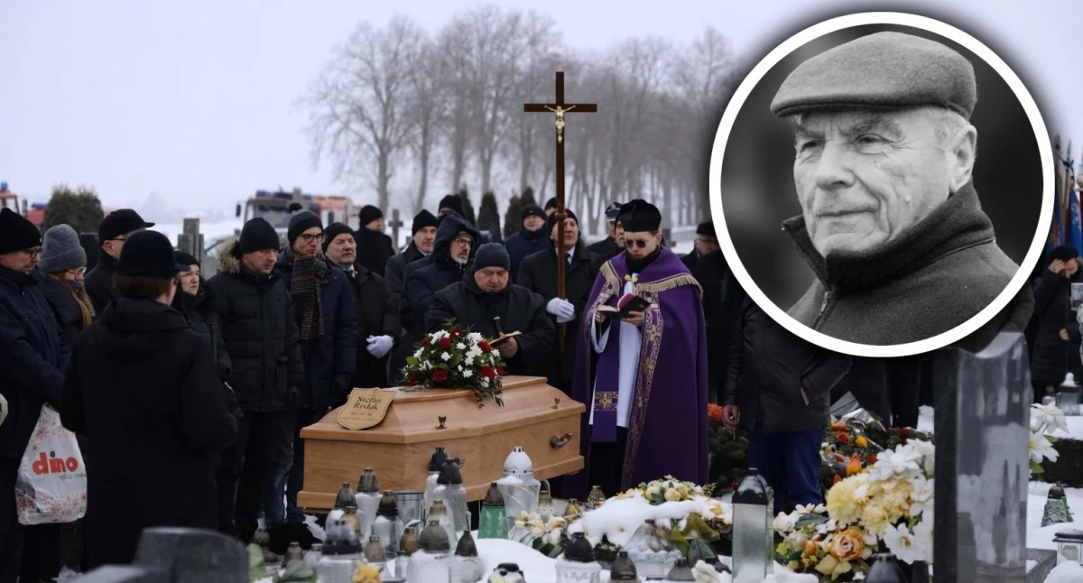 Ostatnie pożegnanie druha Stefana Rodaka. Przez blisko 50 lat służył w OSP