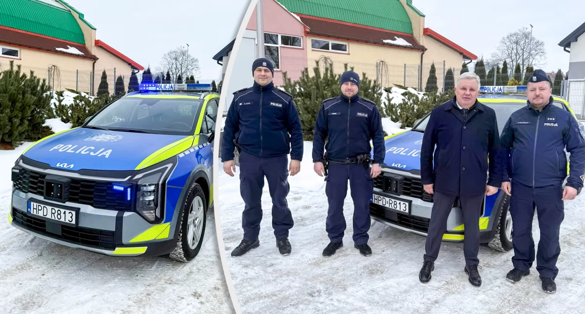 Nowy radiowóz dla policji w gminie Kłoczew. Samorząd wsparł zakup