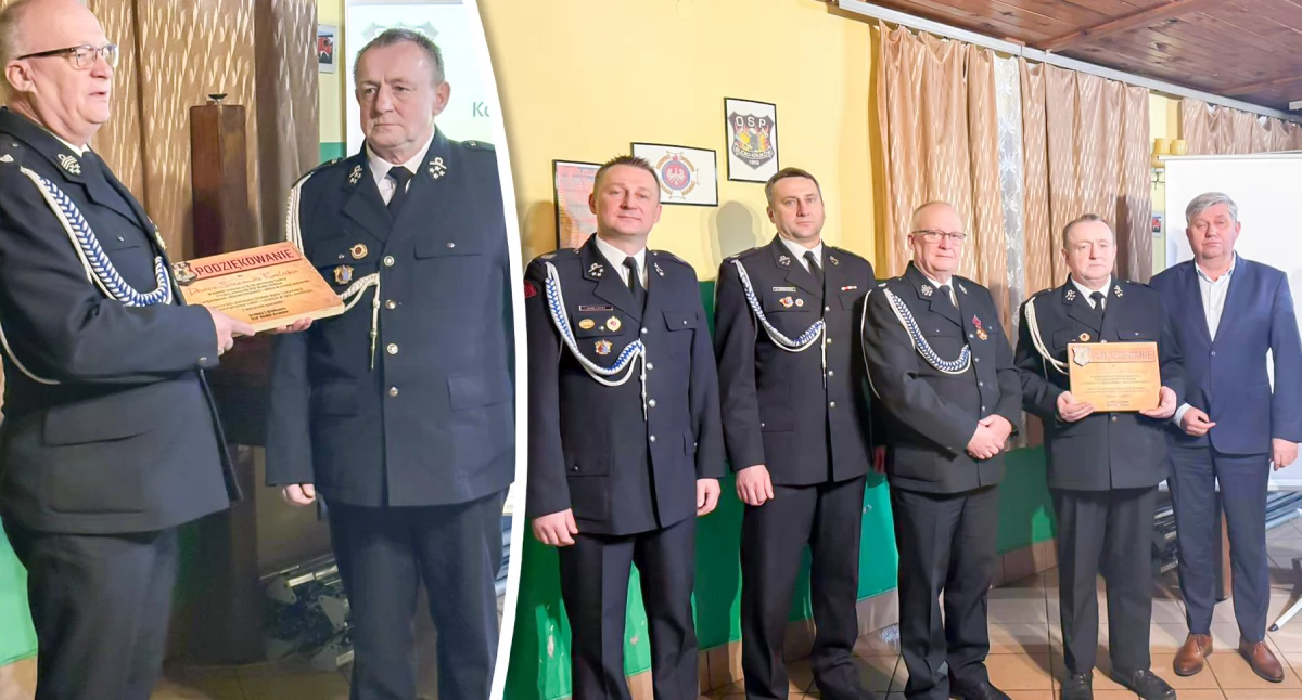 Nowy zarząd OSP Budki-Kruków wybrany. Druhowie podziękowali byłemu prezesowi