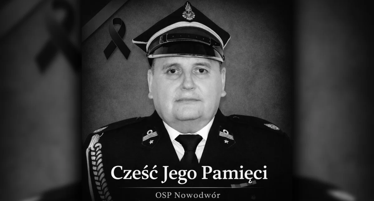 Nie żyje dh Krzysztof Cybula. Wieloletni strażak OSP Nowodwór