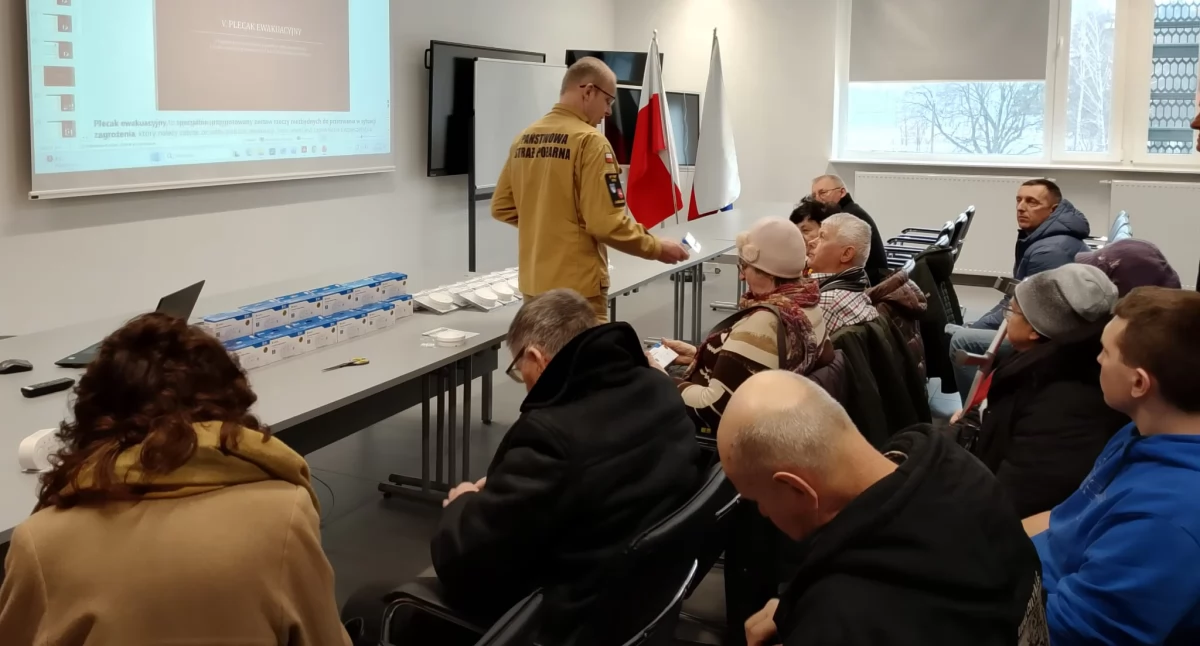 Czujki dymu i czadu. Spotkanie edukacyjne dla mieszkańców