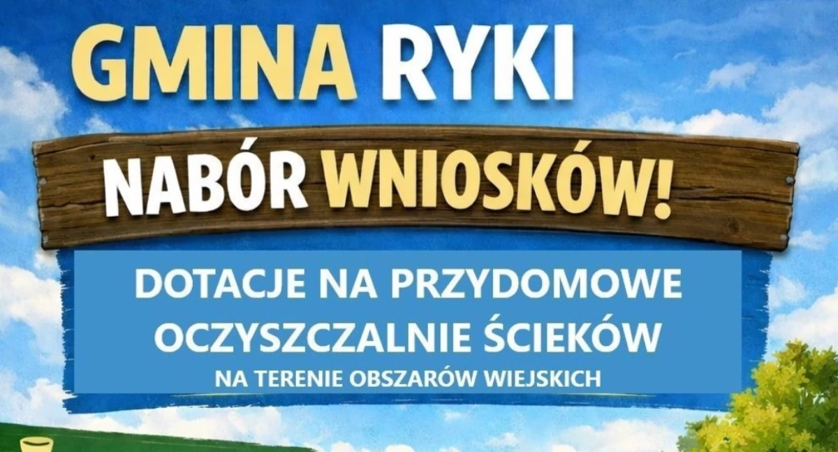 Ruszają dofinansowania na przydomowe oczyszczalnie ścieków