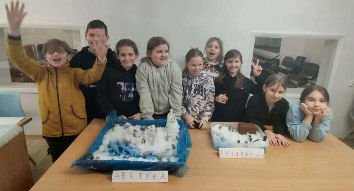 Dzieci poznali Arktykę i Antarktykę przez sztukę i zabawę!
