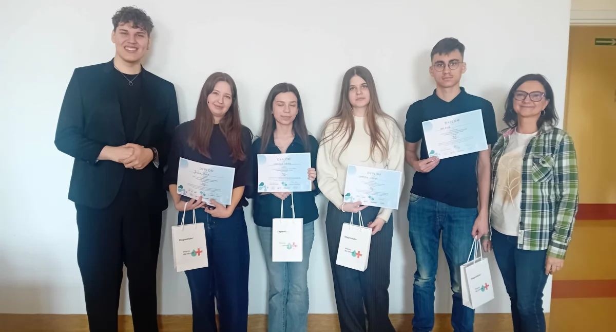 Sukces uczniów w ogólnopolskim konkursie diagnostyki laboratoryjnej