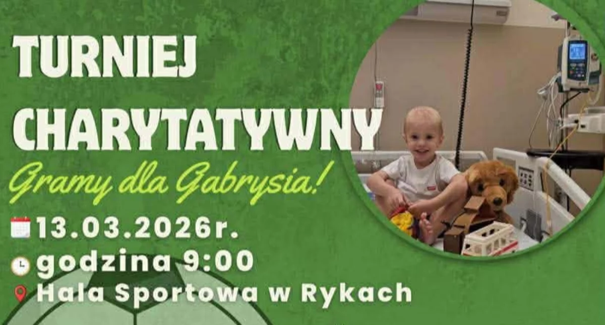 Zagrają dla Gabrysia! Charytatywny turniej piłki nożnej