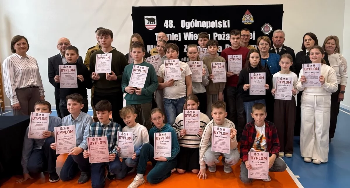 Młodzi sprawdzili wiedzę pożarniczą. Znamy zwycięzców pierwszego etapu