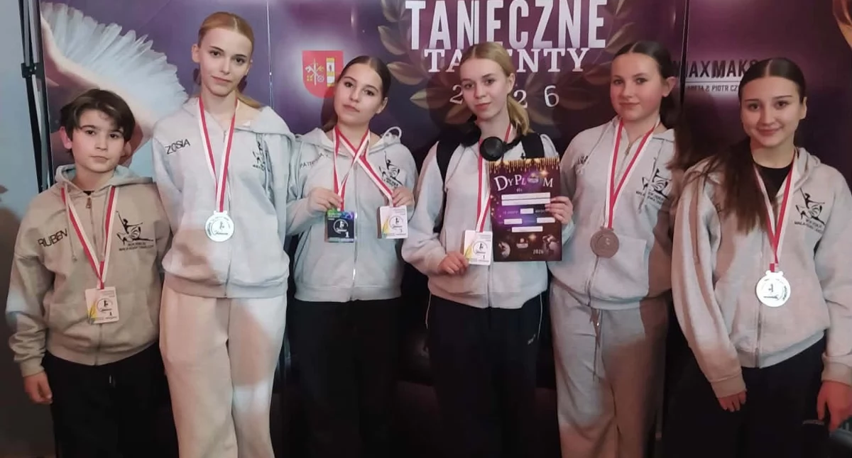 Młodzi tancerze z sukcesem! 8 medali na międzynarodowym konkursie