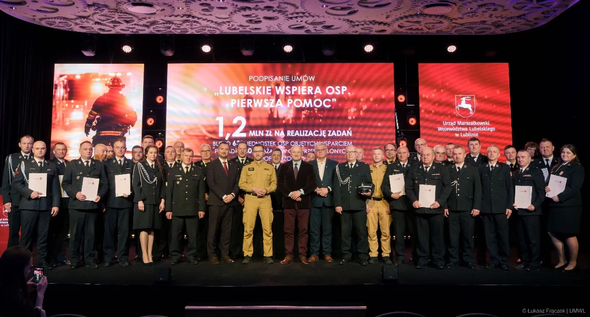Lubelskie wzmacnia OSP. Wsparcie dla strażaków i bezpieczeństwo mieszkańców