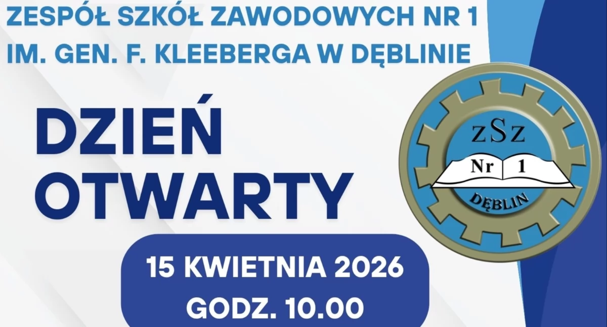 Poznaj ofertę edukacyjną w Zespole Szkół Zawodowych nr 1 Dęblin podczas dnia otwartego