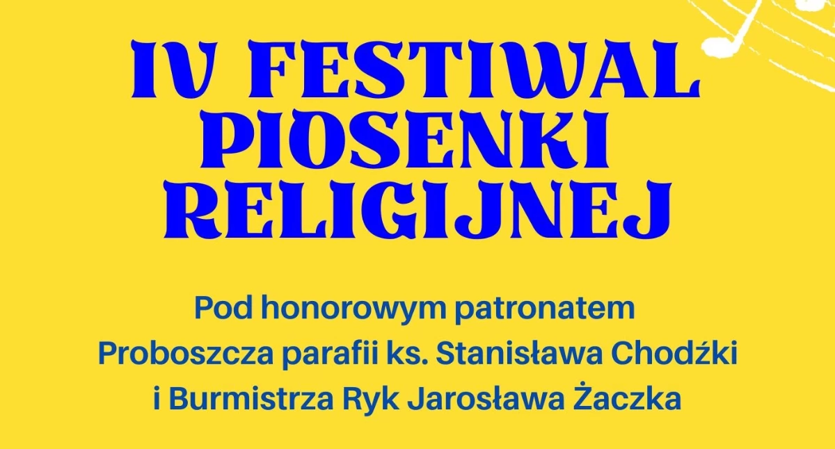 Muzyka i wiara w Rykach. Przed nami IV Festiwal Piosenki Religijnej