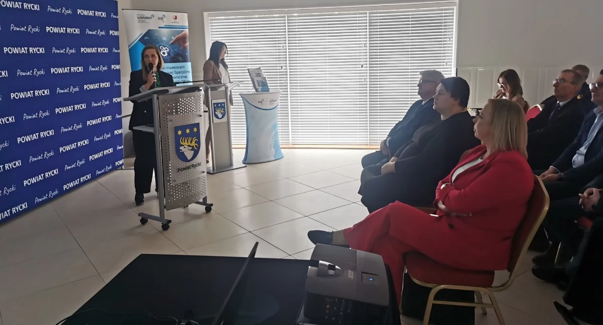 Powiat rycki stawia na biznes. Konferencja o inwestycjach i funduszach dla firm.
