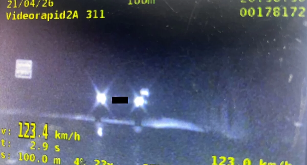 Pędził 123 km/h w terenie zabudowanym. 20 latek stracił prawo jazdy na 3 miesiące