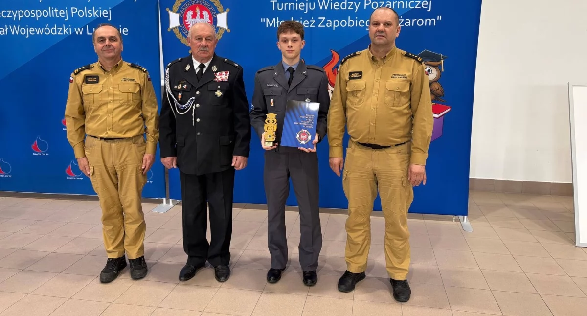 Ernest Szczakowski najlepszy w województwie. Awansował do finału krajowego turnieju pożarniczego