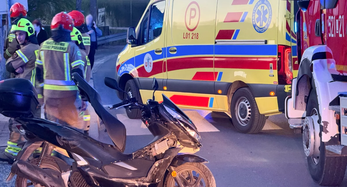 Niebezpieczne zdarzenie na Łukowskiej w Rykach. Interweniowały służby ratunkowe