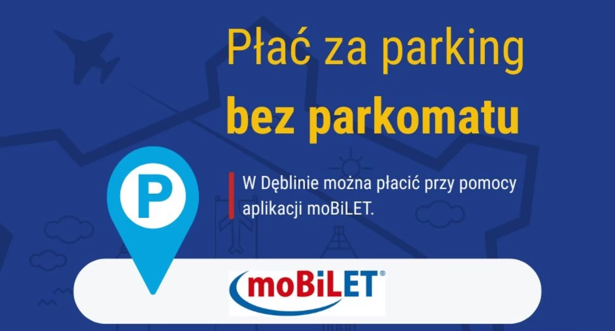 Płatności mobilne za parkowanie w Dęblinie już działają. Kierowcy skorzystają z aplikacji
