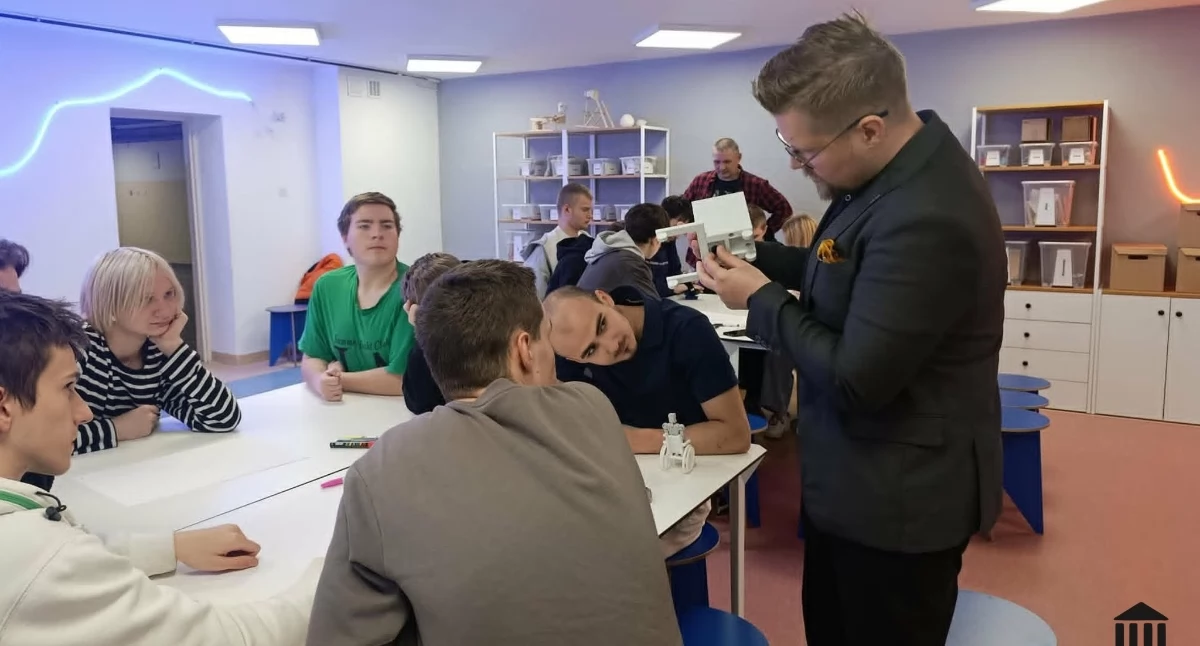 Egzoszkielety i robotyka w Rykach. Uczniowie poznali technologie przyszłości