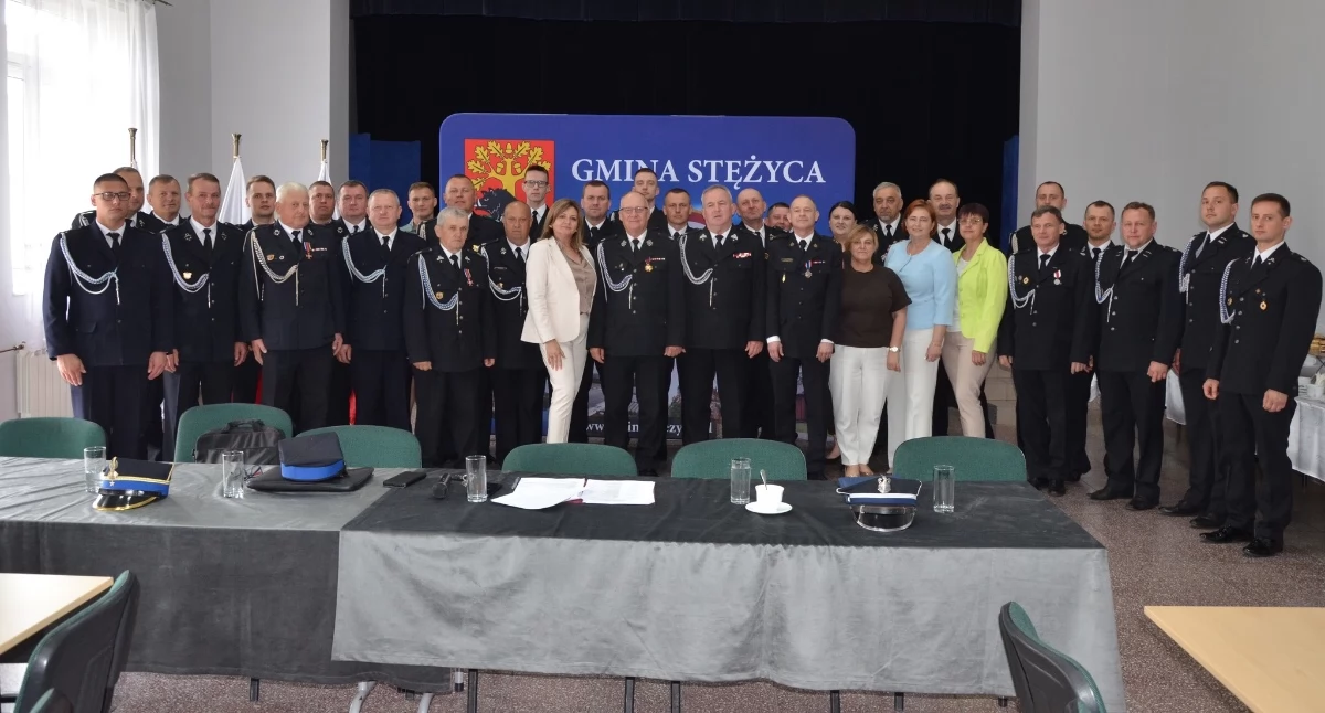 Chlaściak znów na czele. Związek OSP gminy Stężyca wybrał władze na nową kadencję