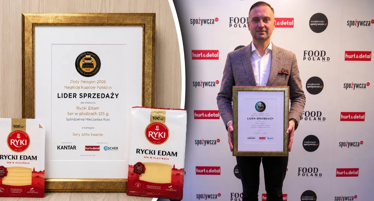 Rycki Edam Liderem Sprzedaży 2026. Nagroda Złoty Paragon dla SM Ryki