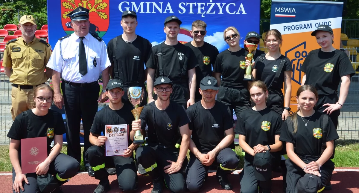 Brzeziny niepokonane na gminnych zawodach pożarniczych