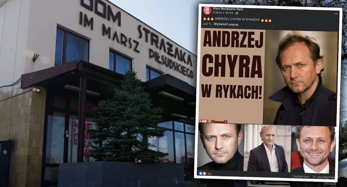 Andrzej Chyra odwiedzi Ryki. Spotkanie w Kinie Renesans