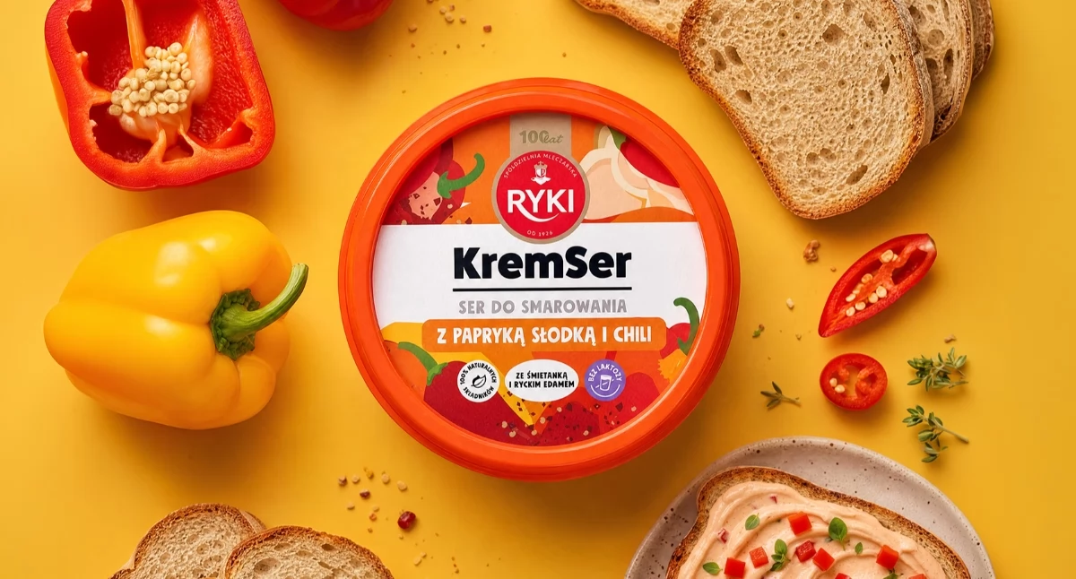 SM Ryki wprowadza nowy smak KremSera. W składzie papryka i chili