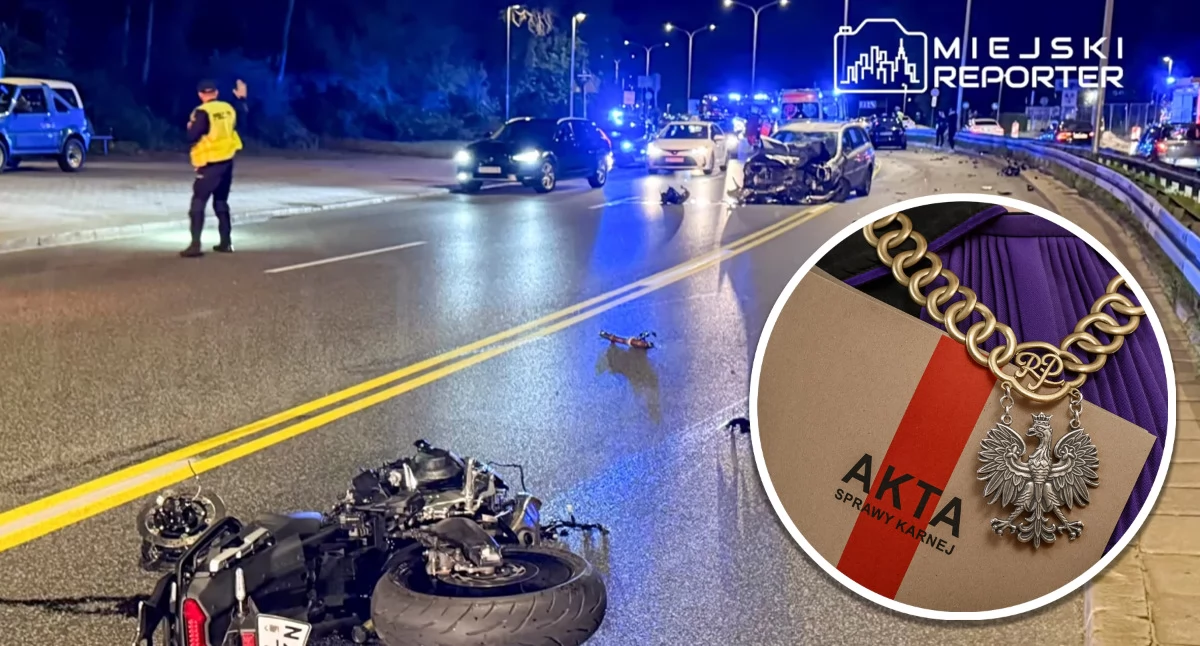 15 lat więzienia za śmiertelny wypadek. Zginął motocyklista pochodzący z Ryk i jego 13-letni syn