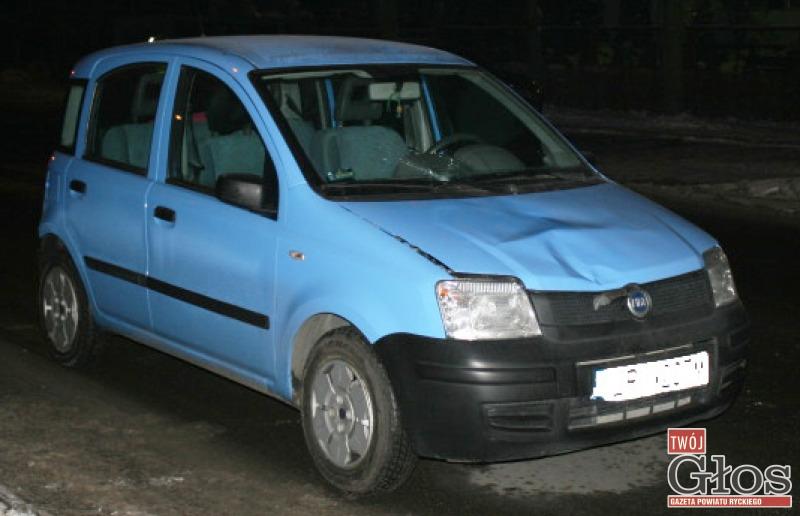 Wypadek na przejściu dla pieszych