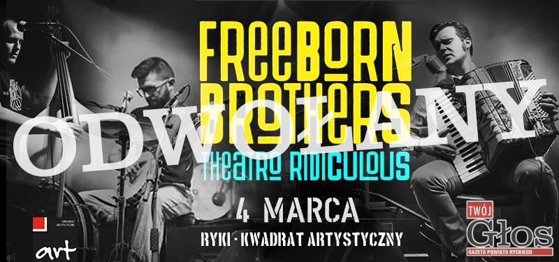 Koncert Freeborn Brothers Odwołany