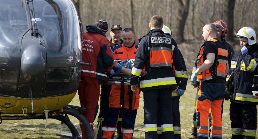 Białki Dolne (gmina Ułęż). Traktor przejechał po mężczyźnie