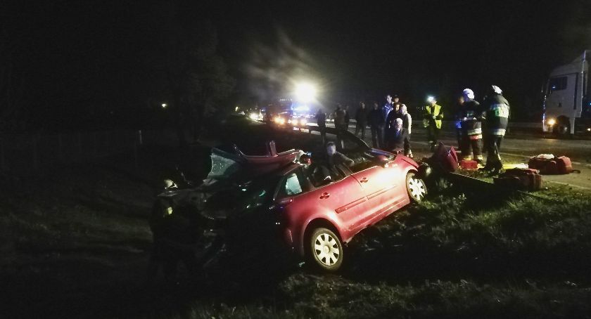 Poważny wypadek w Rykach. DK 17 zablokowana