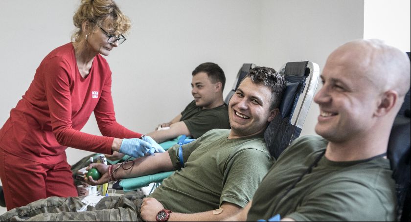 Żołnierze oddali ponad 7 litrów krwi