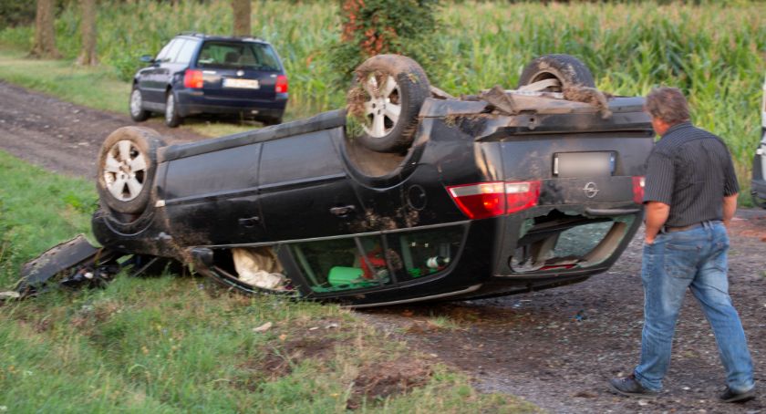 Wypadek na K48. Sprawca nie zatrzymał się
