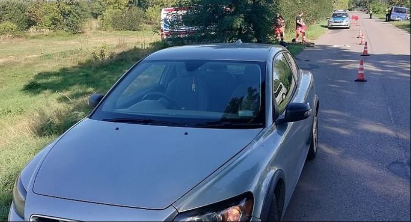 Dęblin. Wypadek z udziałem rowerzysty