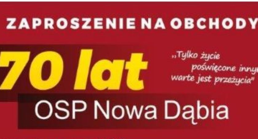 70-te urodziny OSP Nowa Dąbia i nowy sztandar