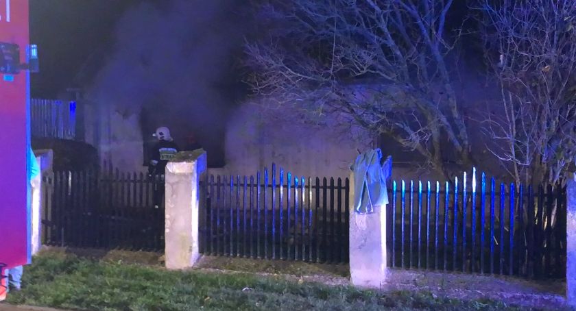 Ryki - Pożar domu na Dolnej. Jedna osoba nie żyje 
