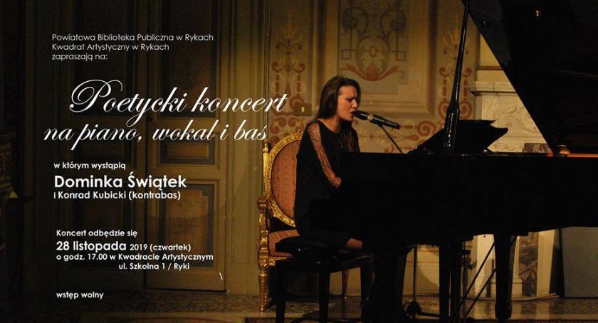 Poetycki koncert na piano, wokal i bas