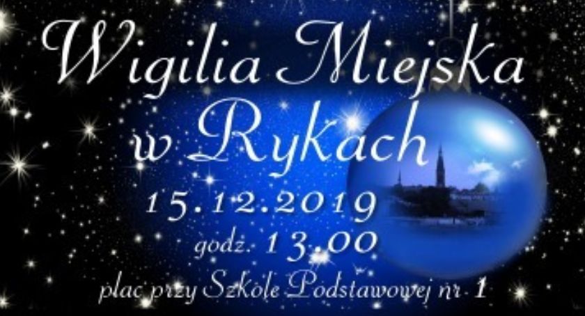 Wigilia Miejska w Rykach