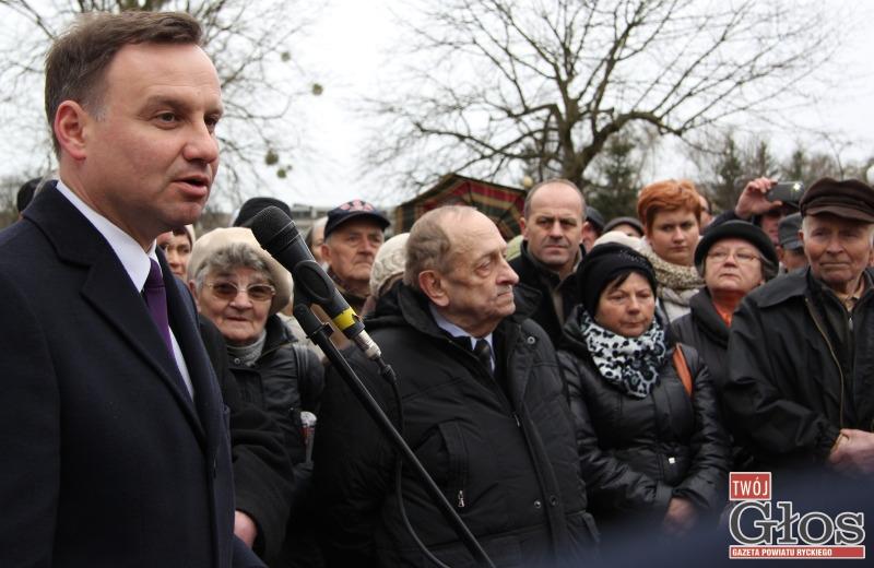 Andrzej Duda w Rykach: Polska potrzebuje odbudowy gospodarczej