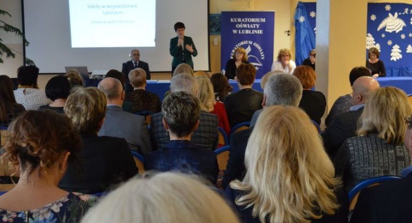 Kurator oświaty przyjechał do Ryk