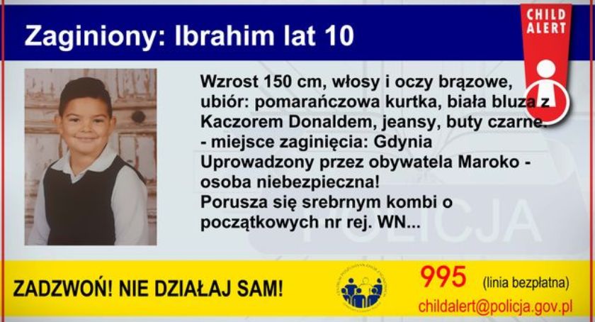 Policja poszukuje 10-letniego chłopca