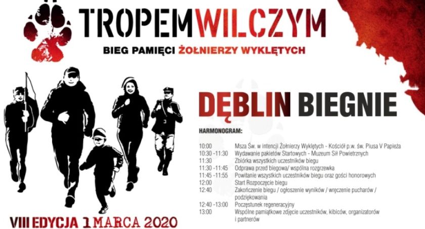 Dęblin biegnie Tropem Wilczym